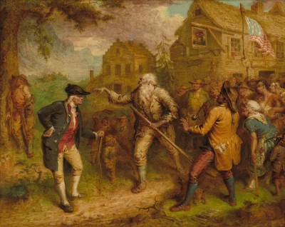Le Retour de Rip Van Winkle — John Quidor (1849) — oil on canvas, National Gallery of Art, Washington