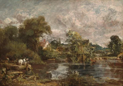 Le Cheval Blanc — John Constable (1818) — oil on canvas, National Gallery of Art, Washington