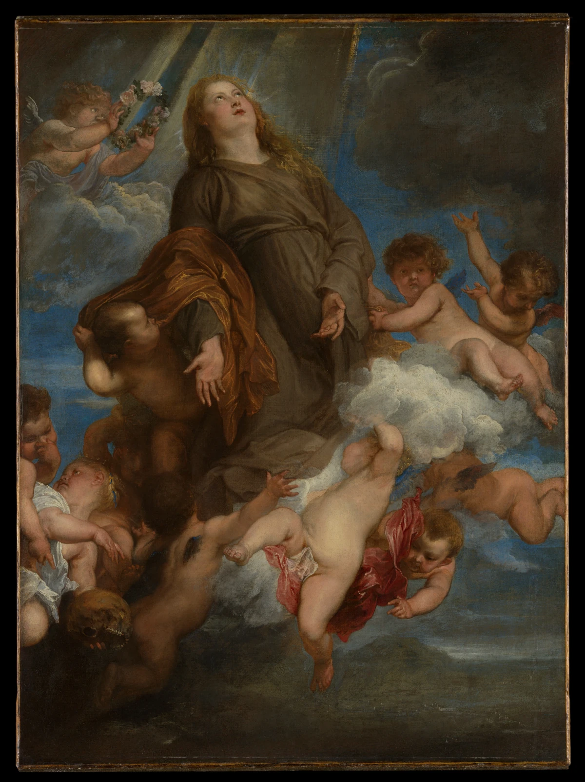 Sainte Rosalie intercédant pour les pestiférés de Palerme — Anthony van Dyck (1624) — Oil on canvas, Metropolitan Museum of Art, New York, NY