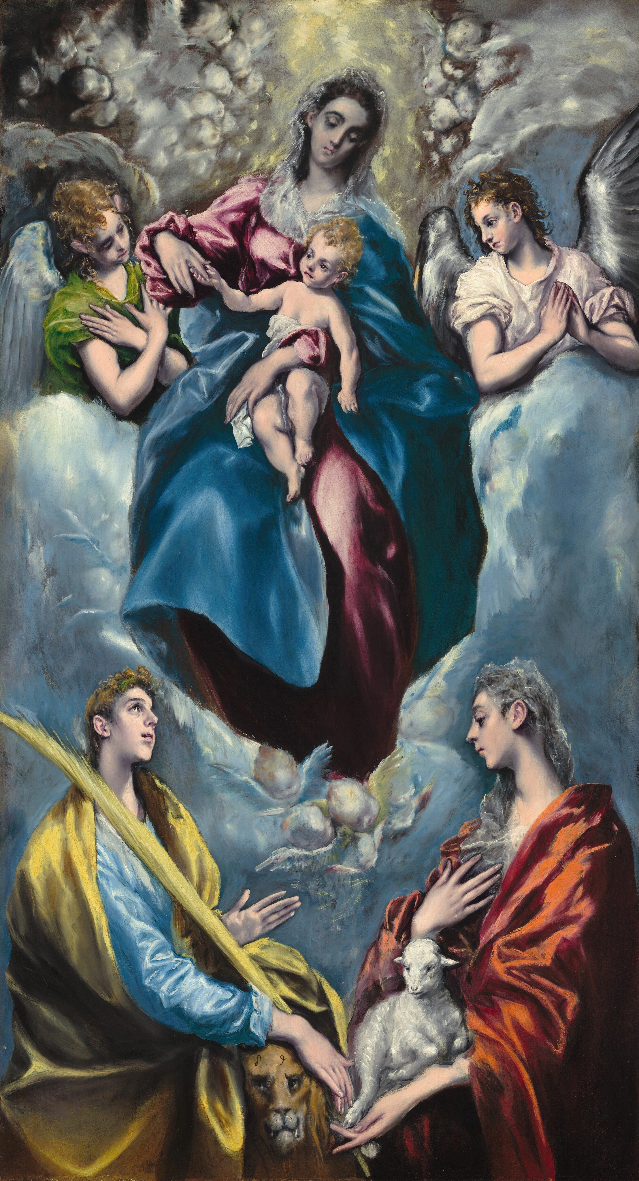 La Vierge à l'Enfant avec sainte Martine et sainte Agnès