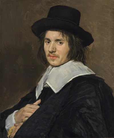 Portrait d'un homme — Frans Hals (1648) — oil on canvas, National Gallery of Art, Washington