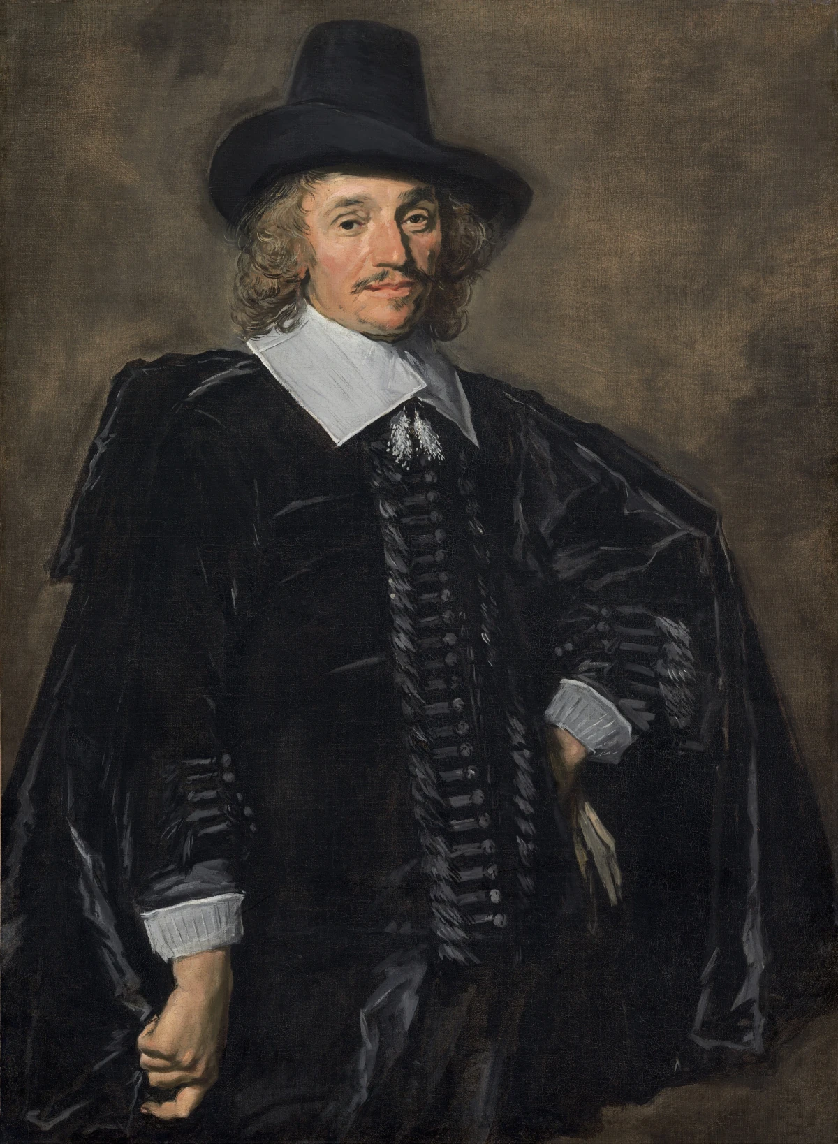 Portrait of a Gentleman — Frans Hals (1650) — oil on canvas, National Gallery of Art, Washington