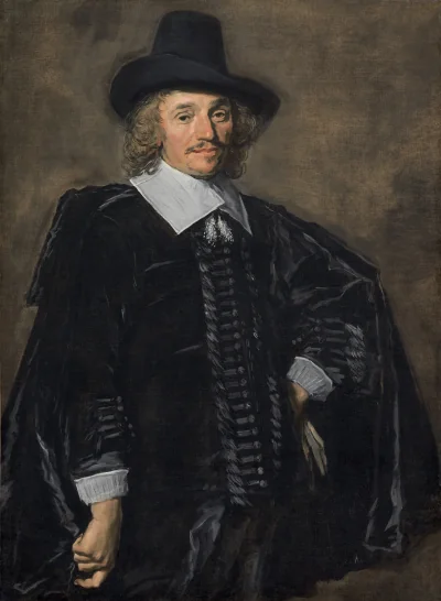 Portrait d'un gentilhomme — Frans Hals (1650) — oil on canvas, National Gallery of Art, Washington