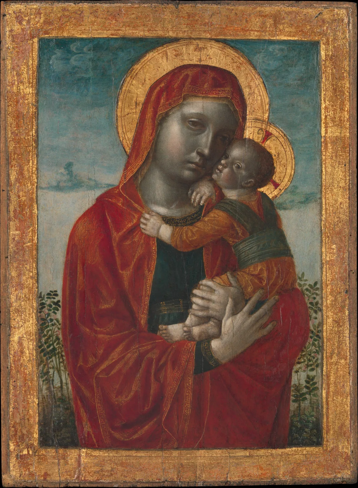 Madonna and Child — Vincenzo Foppa (1475) — Tempera, oil, and gold on wood, Metropolitan Museum of Art, New York, NY