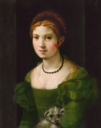 Portrait d'une Jeune Femme — Florentine 15th Century (1530) — oil on panel, National Gallery of Art, Washington
