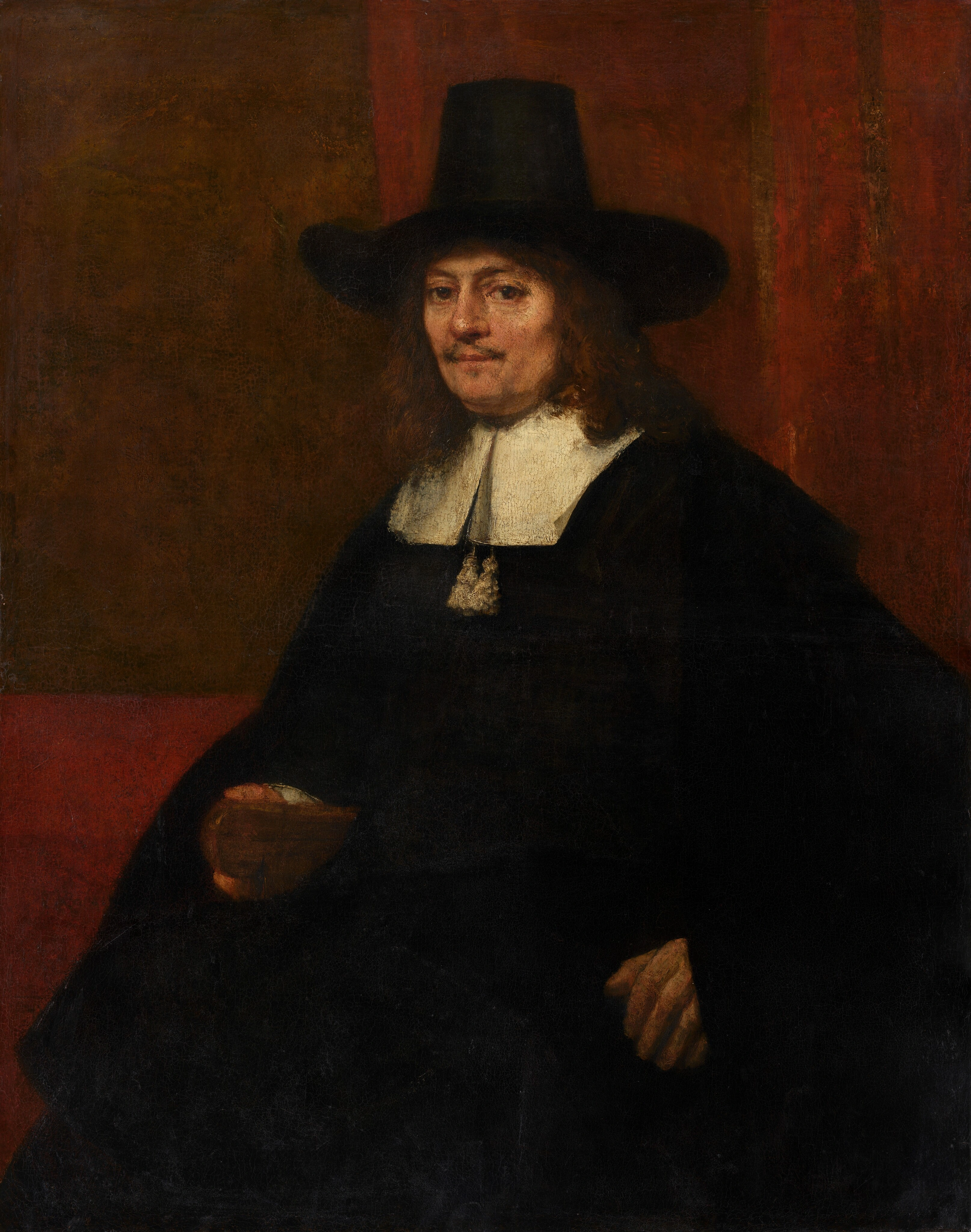 Portrait d'un Homme avec un Chapeau Haut