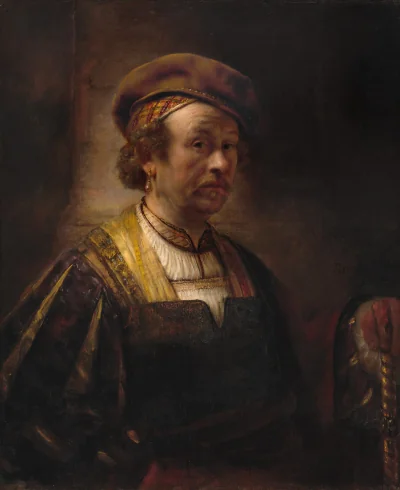 Portrait de Rembrandt — Rembrandt Workshop (1650) — oil on canvas, National Gallery of Art, Washington