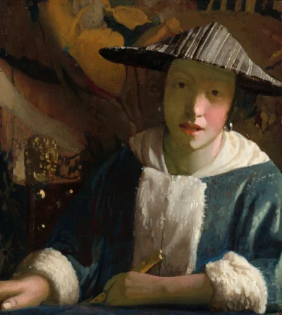 La Jeune Fille à la flûte — Johannes Vermeer (1664) — oil on panel, National Gallery of Art, Washington