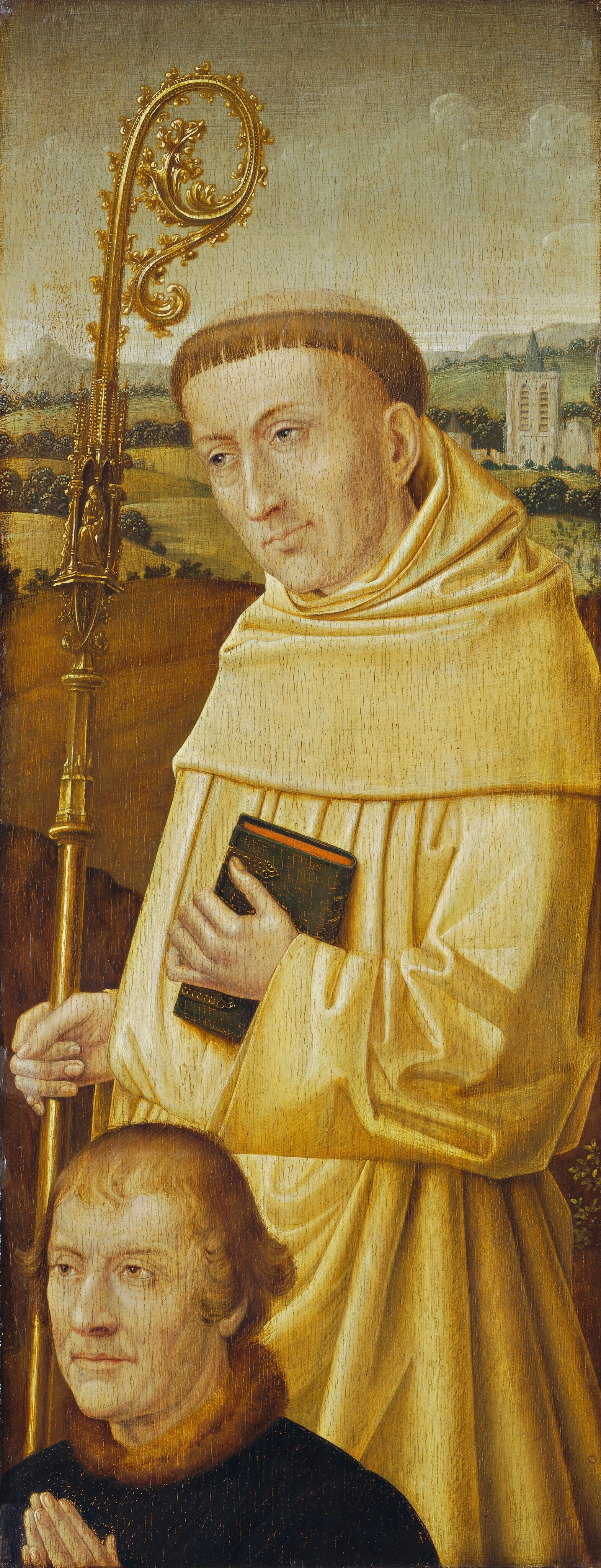 Saint Bernard avec donateur [avers]