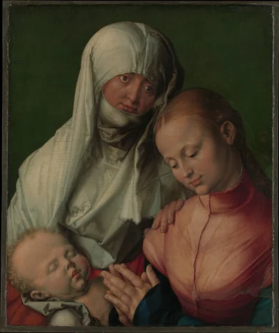 Vierge à l'Enfant avec sainte Anne — Albrecht Dürer (1519) — Oil on linden, Metropolitan Museum of Art, New York, NY