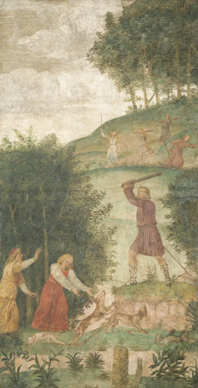 Céphale puni à la chasse — Bernardino Luini (1520) — fresco, National Gallery of Art, Washington