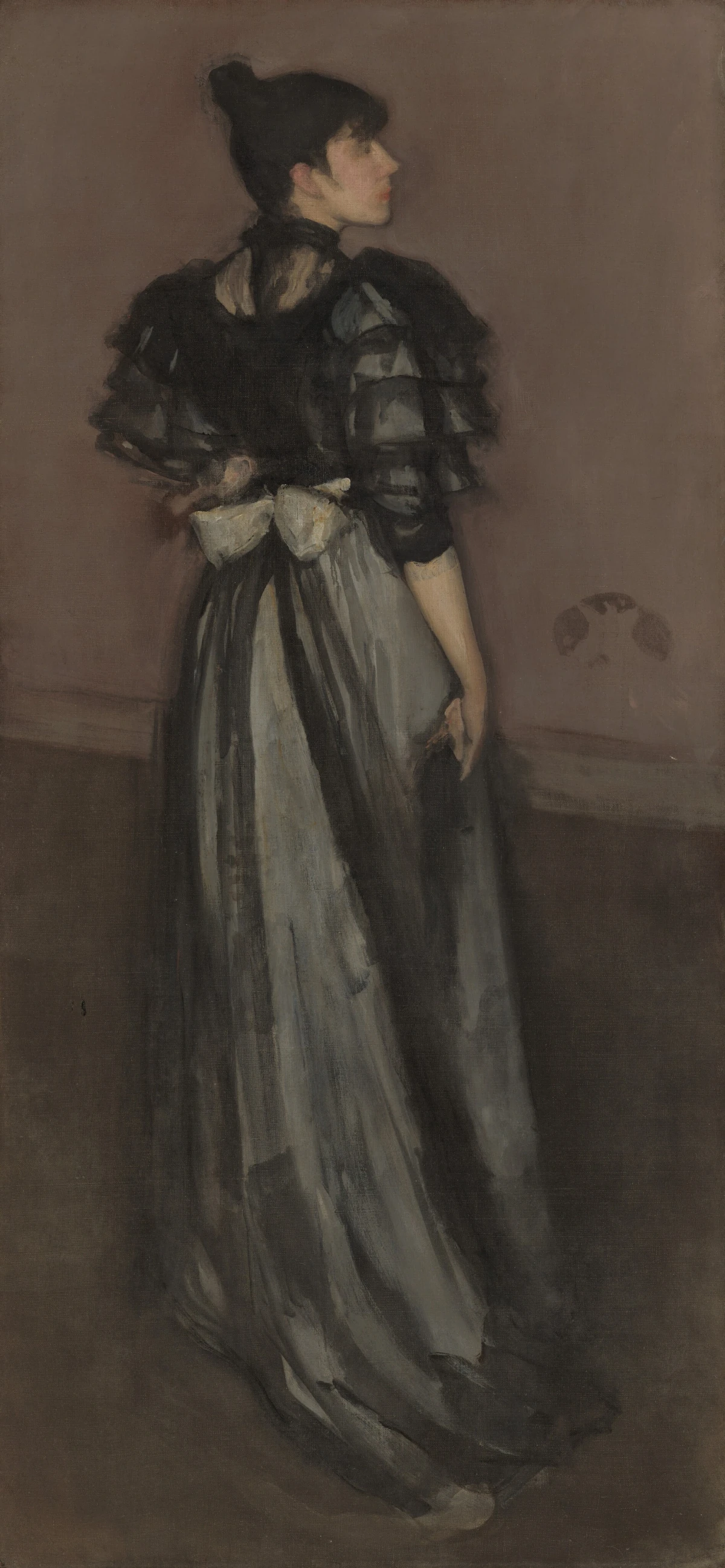 Nacre et Argent : L'Andalouse — James McNeill Whistler (1888) — oil on canvas, National Gallery of Art, Washington
