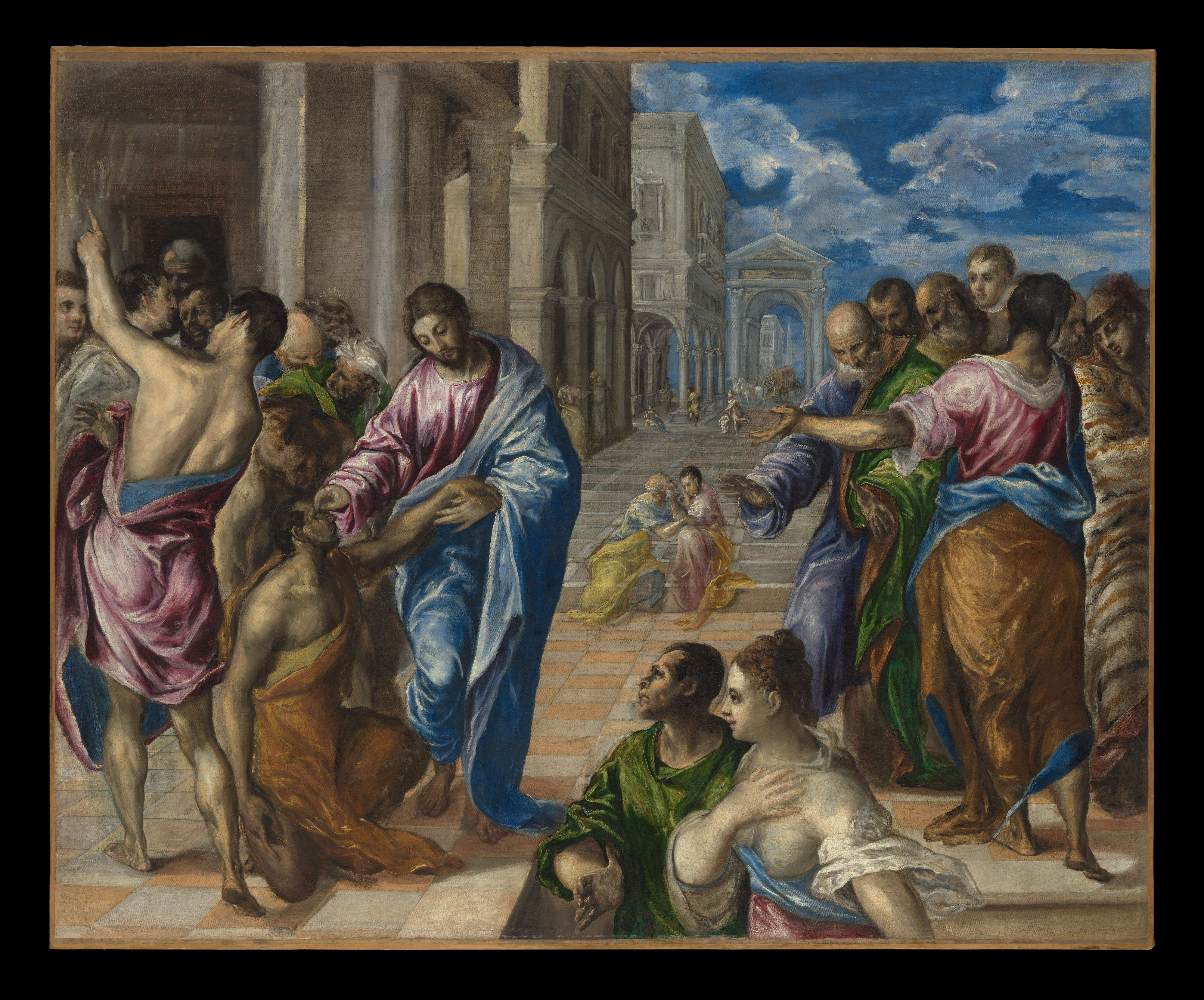 Le Christ guérissant les aveugles