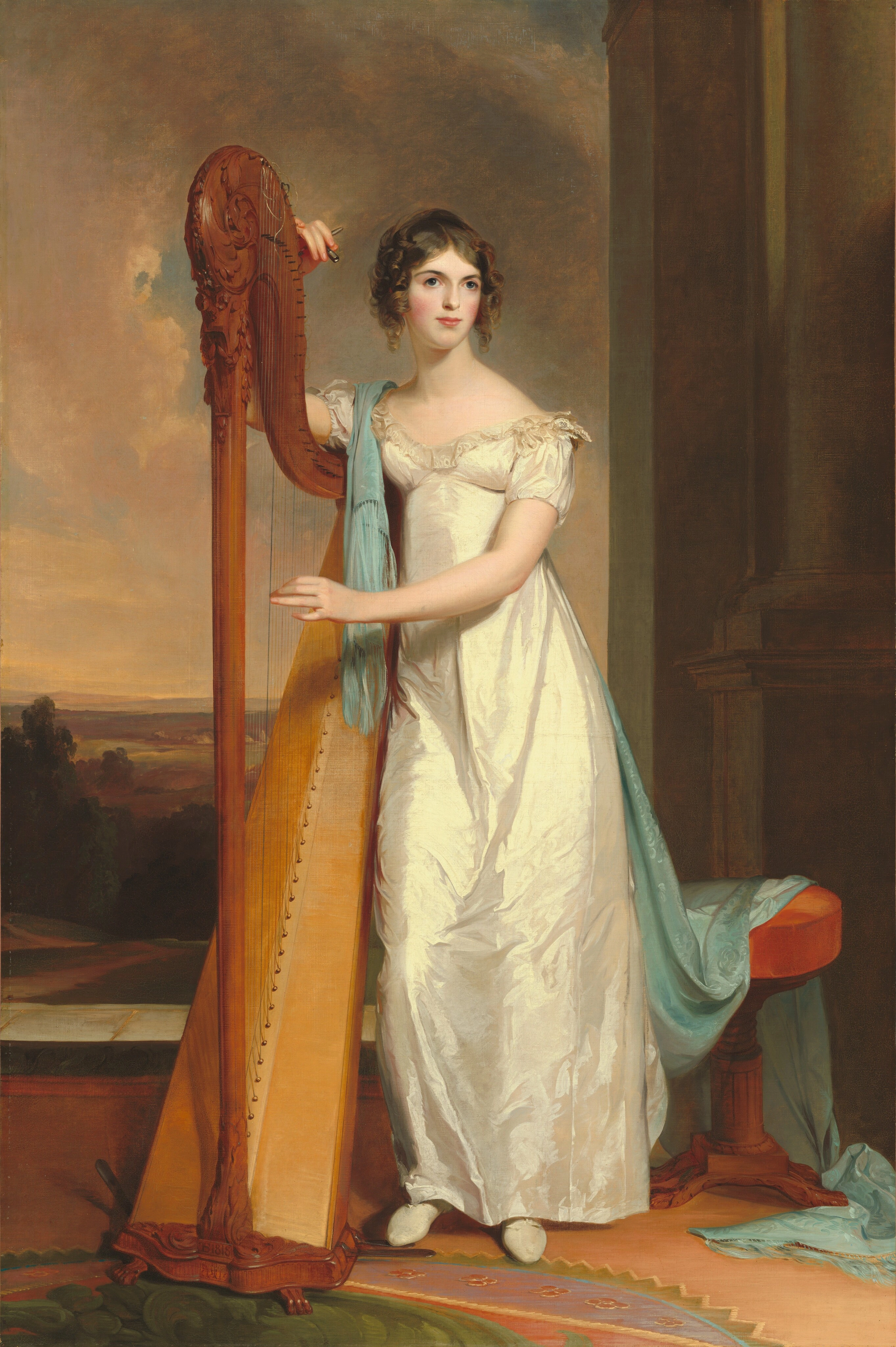 Dame à la harpe : Eliza Ridgely