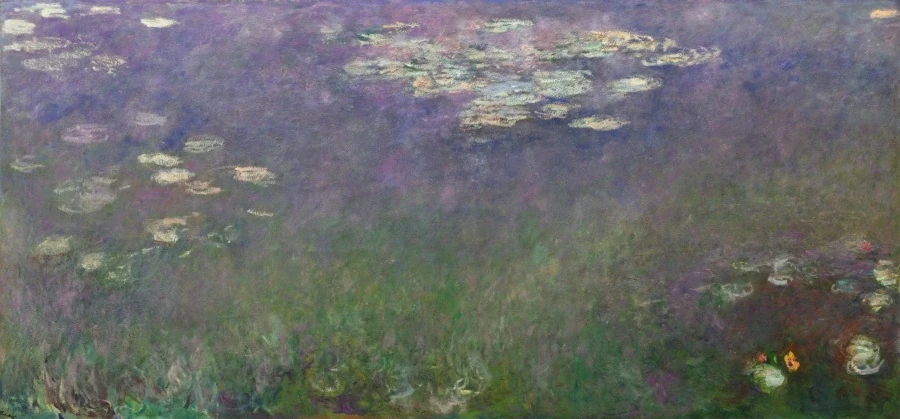Water Lilies (Agapanthus) — Claude Monet (1915) — oil on canvas, Cleveland Museum of Art