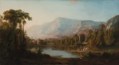 Vallée du Cachemire — Robert S. Duncanson (1867) — oil on canvas, Cleveland Museum of Art
