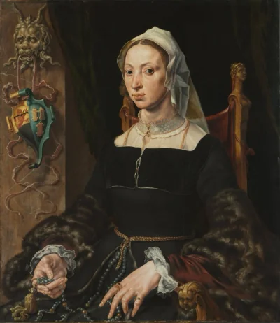 Portrait de Machtelt Suijs — Maerten van Heemskerck (1540) — oil on wood, Cleveland Museum of Art