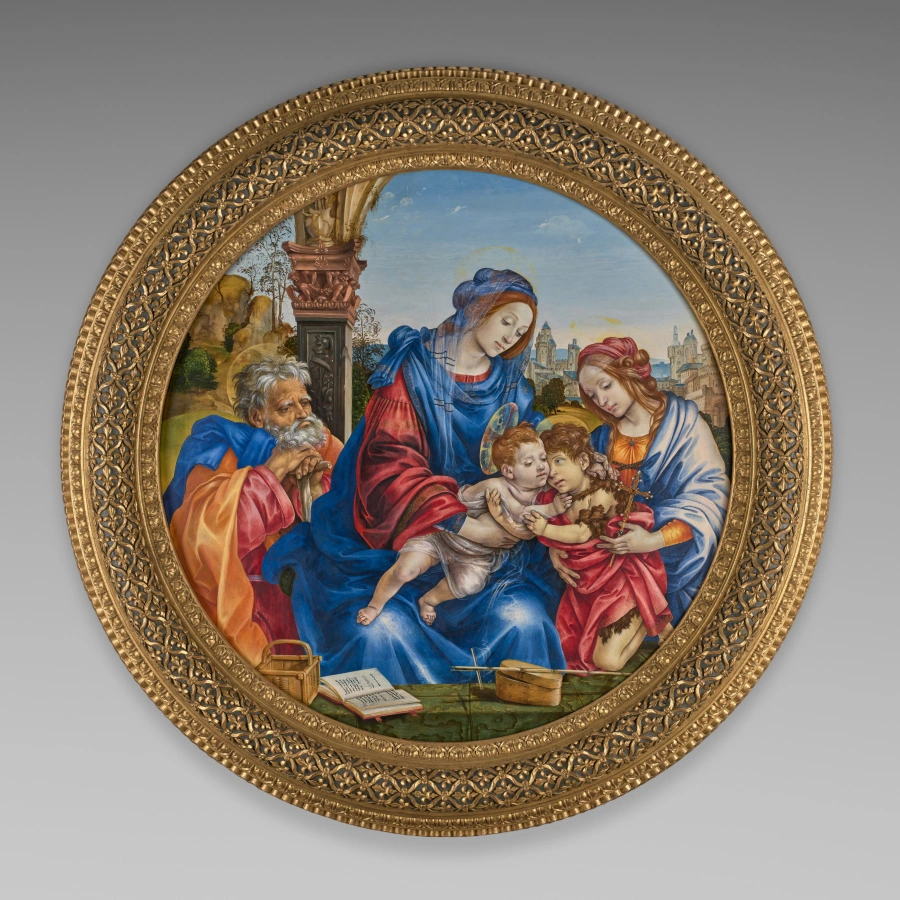 La Sainte Famille avec saint Jean-Baptiste et sainte Marguerite
