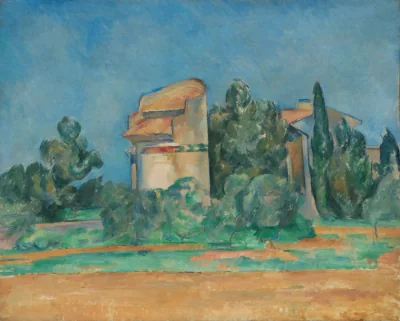 La Tour aux pigeons à Bellevue — Paul Cézanne (1890) — oil on fabric, Cleveland Museum of Art
