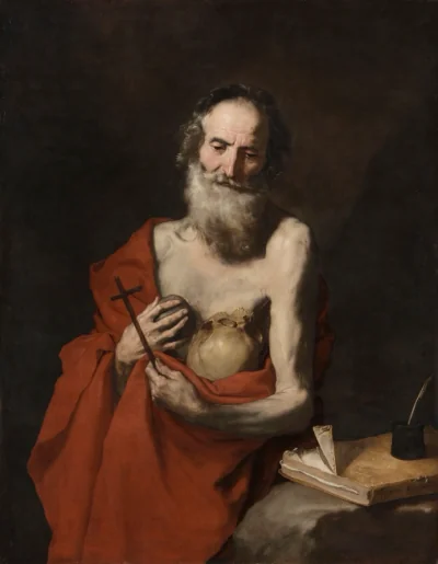 Saint Jérôme — Jusepe de Ribera (1638) — oil on canvas, Cleveland Museum of Art
