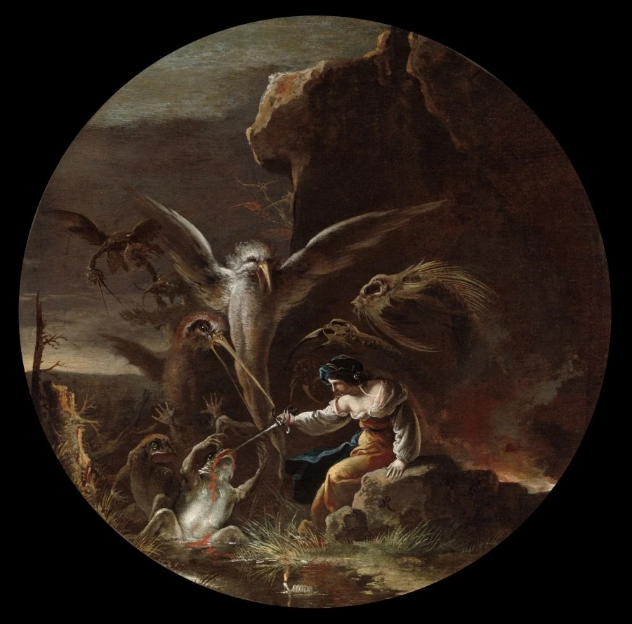 Scènes de sorcellerie : Matin — Salvator Rosa (1640) — oil on canvas, Cleveland Museum of Art