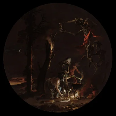 Scènes de sorcellerie : Soir — Salvator Rosa (1640) — oil on canvas, Cleveland Museum of Art