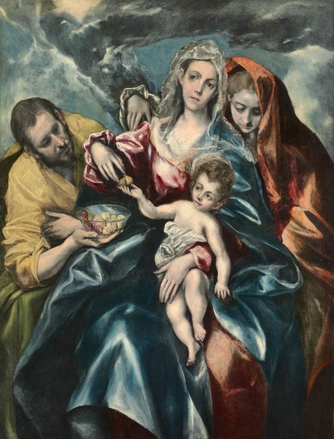 La Sainte Famille avec Marie-Madeleine — El Greco (1590) — oil on canvas, Cleveland Museum of Art