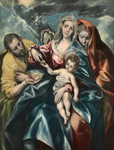 La Sainte Famille avec Marie-Madeleine — El Greco (1590) — oil on canvas, Cleveland Museum of Art