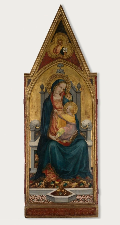 Vierge à l'Enfant enthronisée