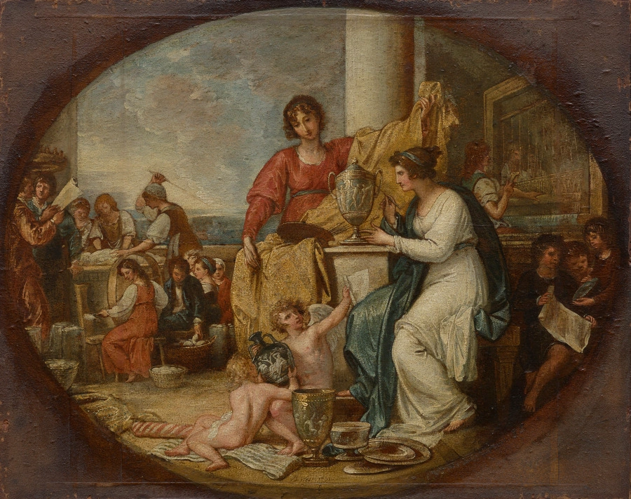 Manufacture britannique ; Esquisse