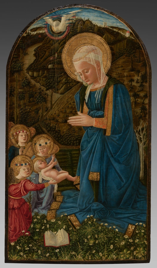 Vierge à l'Enfant avec des anges
