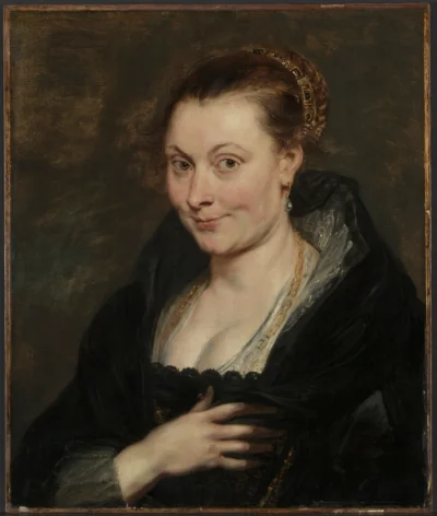Portrait d'Isabella Brant — Peter Paul Rubens (1620) — oil on wood, Cleveland Museum of Art