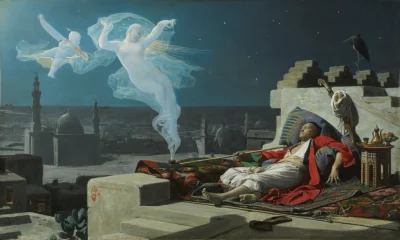 Le Rêve d'un eunuque — Jean Lecomte du Nouÿ (1874) — oil on wood, Cleveland Museum of Art
