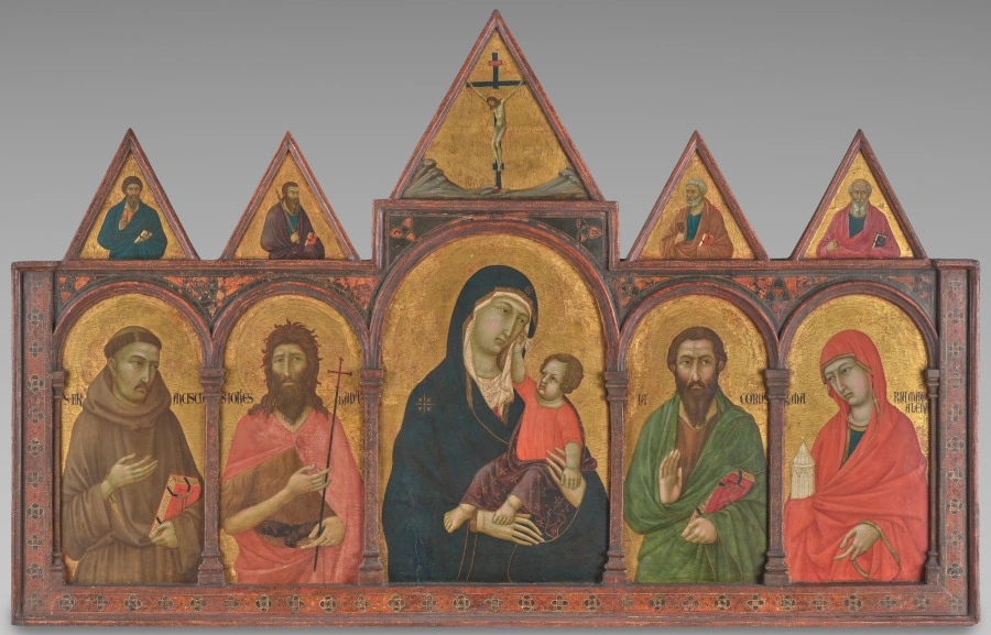 Vierge à l'Enfant avec des saints