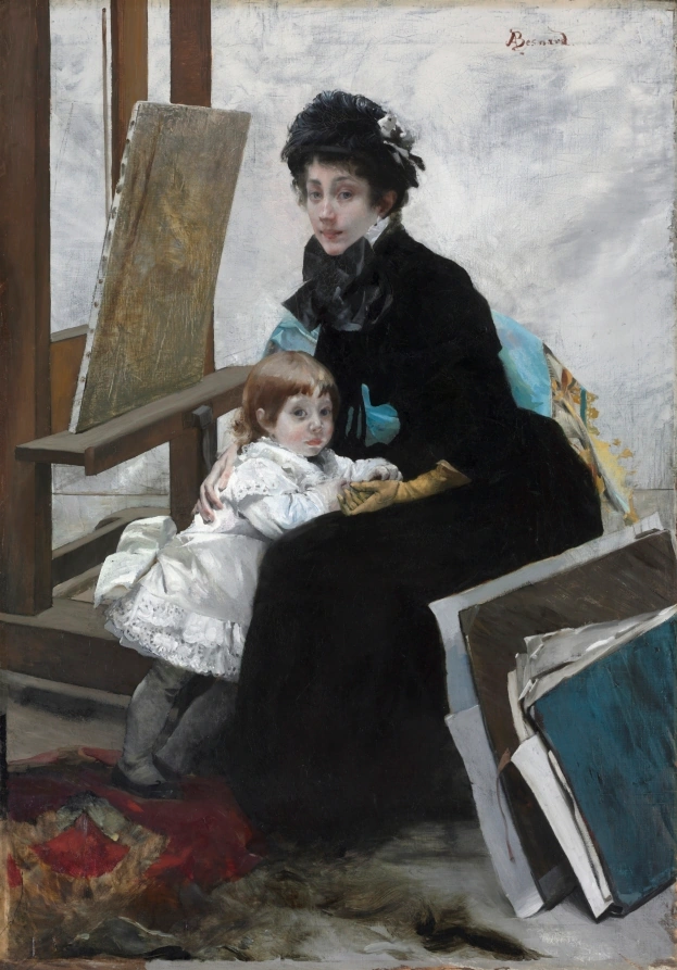 Madeleine Lerolle et sa fille Yvonne