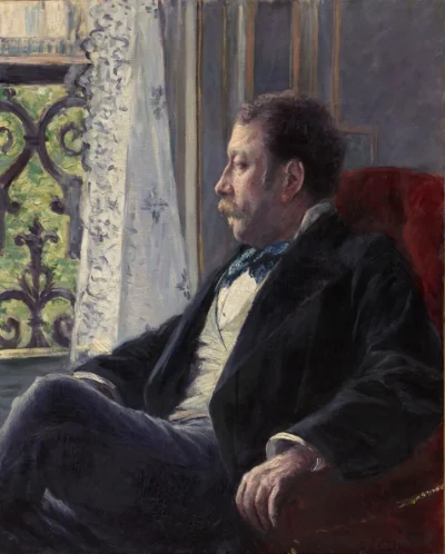Portrait d'un homme — Gustave Caillebotte (1880) — oil on canvas, Cleveland Museum of Art