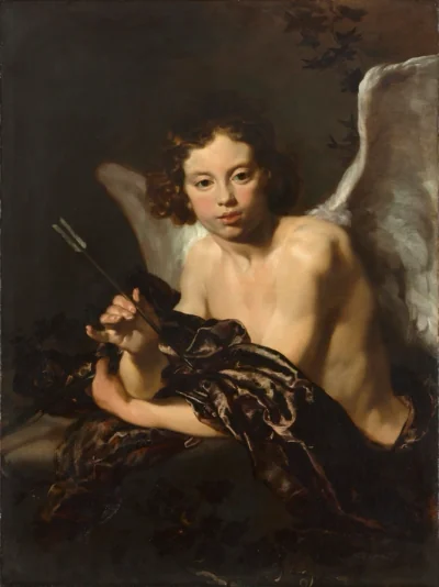 Cupidon (Amour) — Johann Liss (1625) — oil on canvas, Cleveland Museum of Art