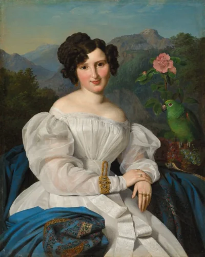 Countess Széchenyi — Ferdinand Georg Waldmüller (1828) — oil on fabric, Cleveland Museum of Art