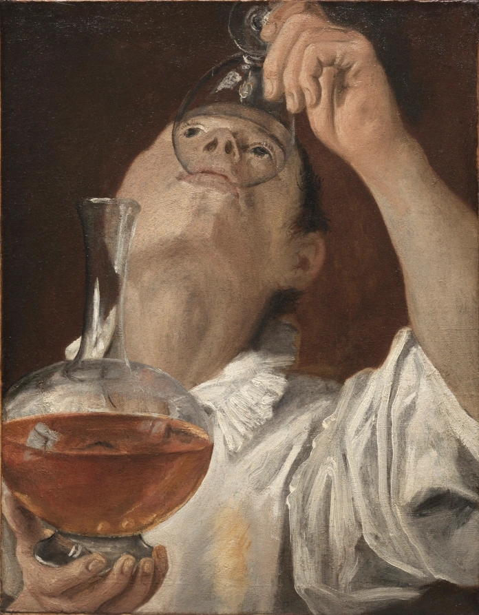 Garçon buvant