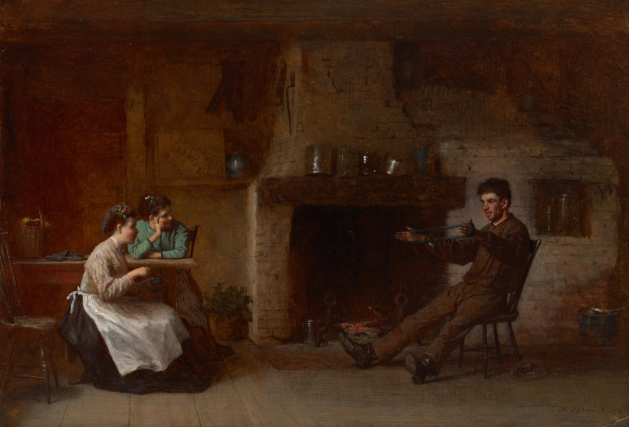 Enroulement de fil (Intérieur d'une cuisine de Nantucket)