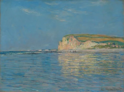 Marée basse à Pourville, près de Dieppe, 1882 — Claude Monet (1882) — oil on fabric, Cleveland Museum of Art
