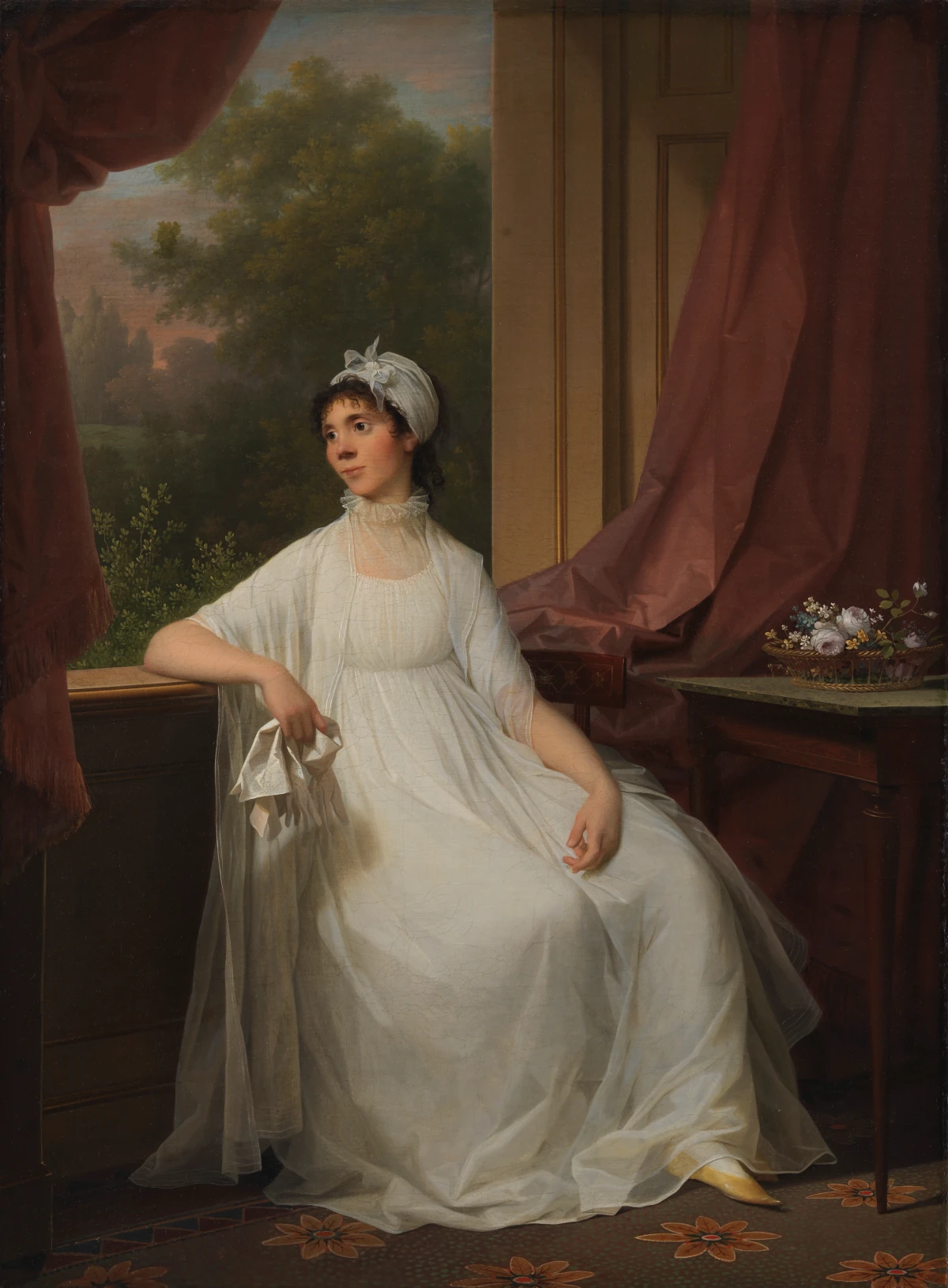 Gertrud Hage, f. Heitmann — Jens Juel (1798) — Olie på lærred, Statens Museum for Kunst