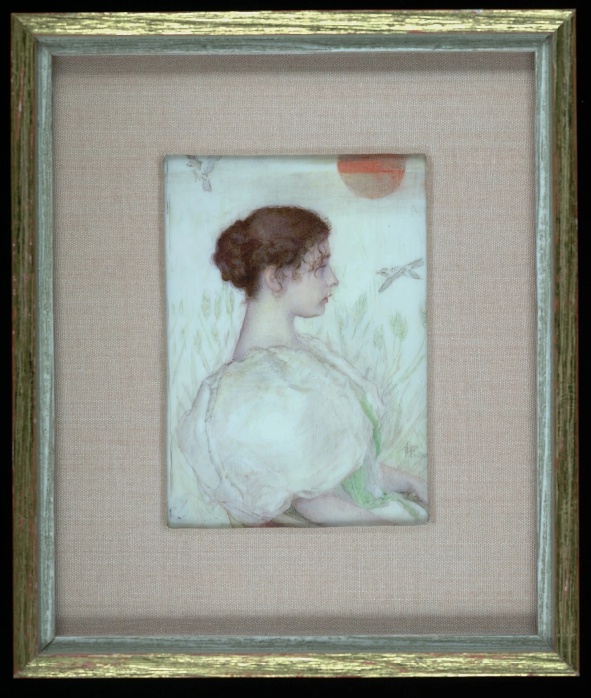 Head of a Young Girl — Fuller, Lucia Fairchild (1900) — Paintings, Smithsonian