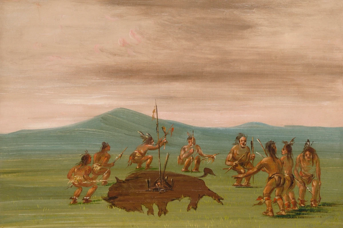 Bison médecine des Sioux — Catlin, George (1830) — Paintings, Smithsonian